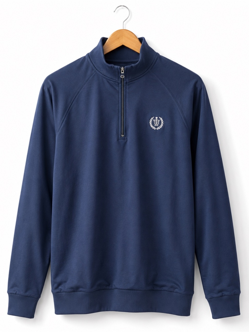 FootJoy FJ Men’s Navy Quarter-Zip Performance Golf Pullover. Size Medium